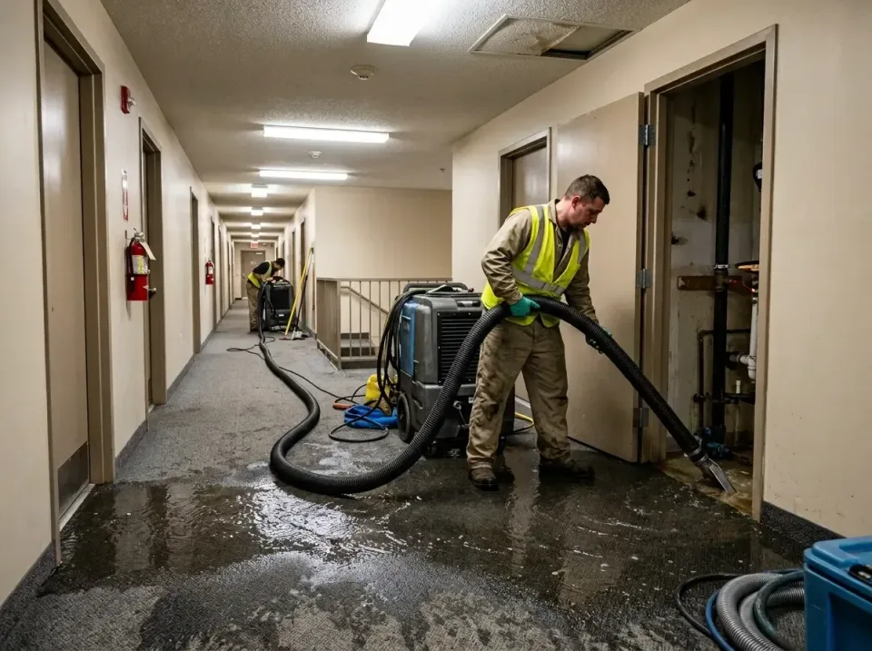 multi-unit-apartment-hallway-f-005 — frequently asked questions, Emergency Burst Pipe Water Extraction & Removal in Dardanel…